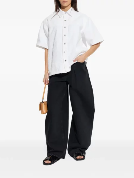 Cămașă Stella Mccartney scurtă alb