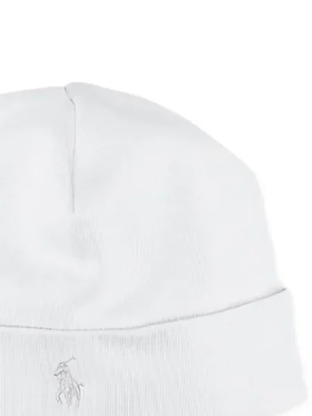 Czapka dziecięca Polo Ralph Lauren biała
