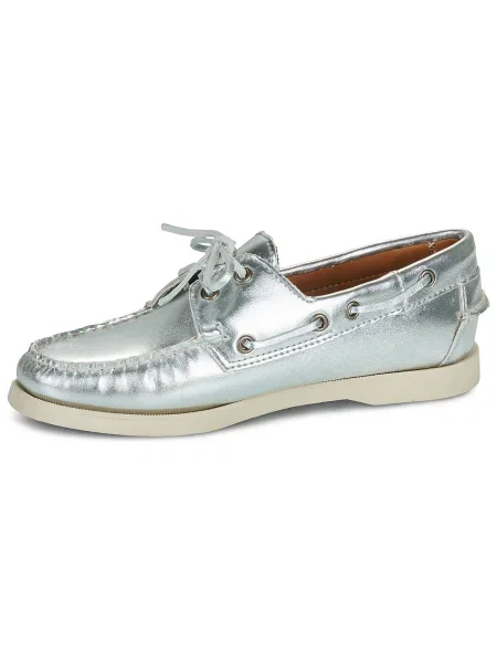 Pantofi Sebago argintiu