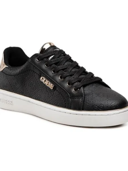 Sportcipő GUESS Beckie/Active Lady/Leather Lik BLKBL fekete