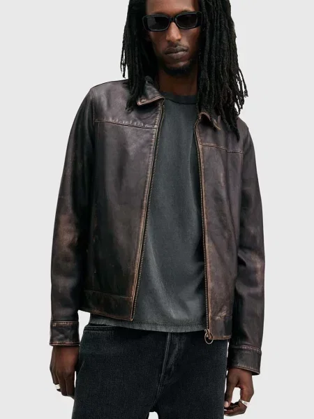Кожаная куртка Allsaints