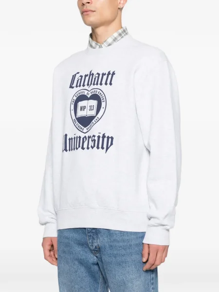 Hanorac Carhartt Wip cu imagine gri
