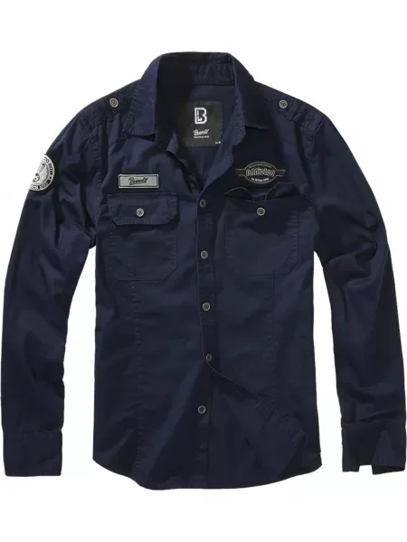 Cămașă Brandit retro negru