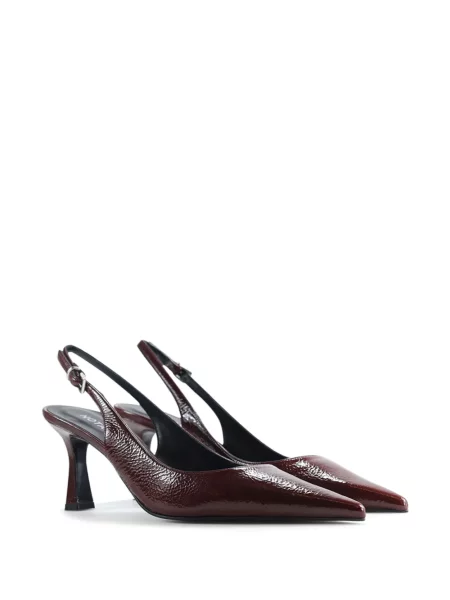 Pantofi cu toc Notabene slingback roșu