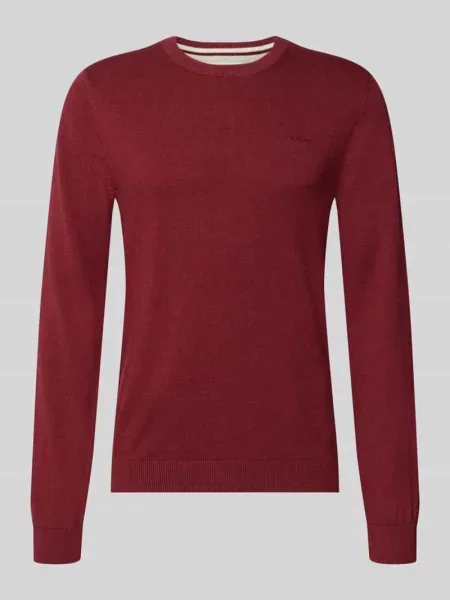 Sweter w kroju regular fit z czystej bawełny S.oliver Red Label