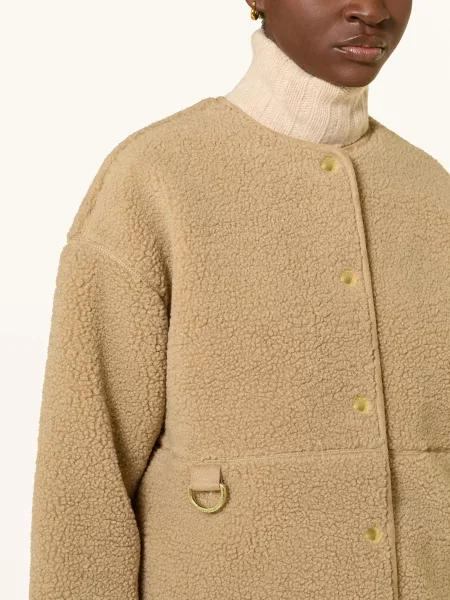 Barbour Bunda Z Plyšové Kožešiny Arlene velbloudí