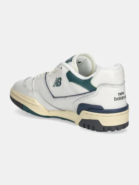Kožené sneakers boty New Balance bílá