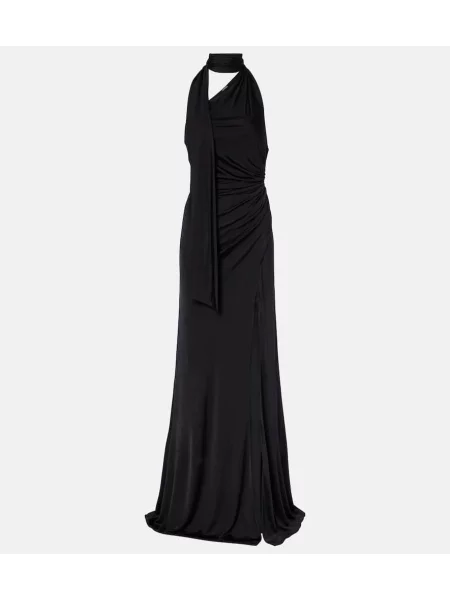 Rochie Tom Ford din jerseu cu un umăr gol negru