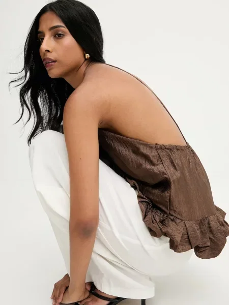 Majica Answear.LAB rjava