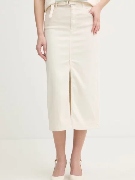 Marella fustă jeans MLMOCA bej