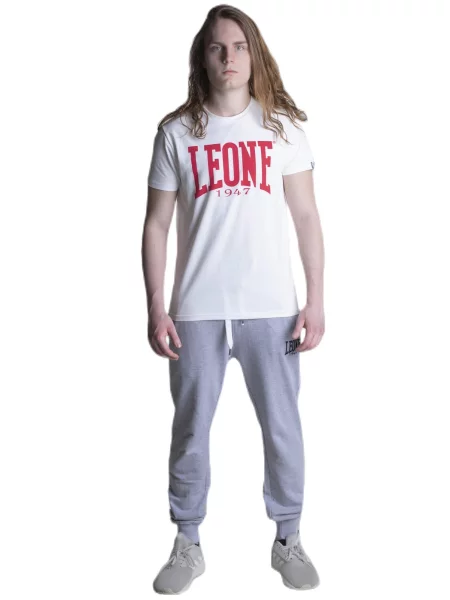 Leone Apparel koszulka z krótkim rękawem biała