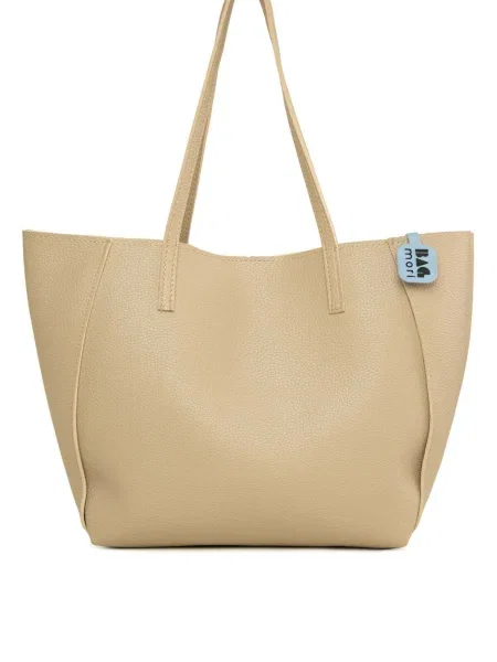 Bagmori Shopper torba tamno bež