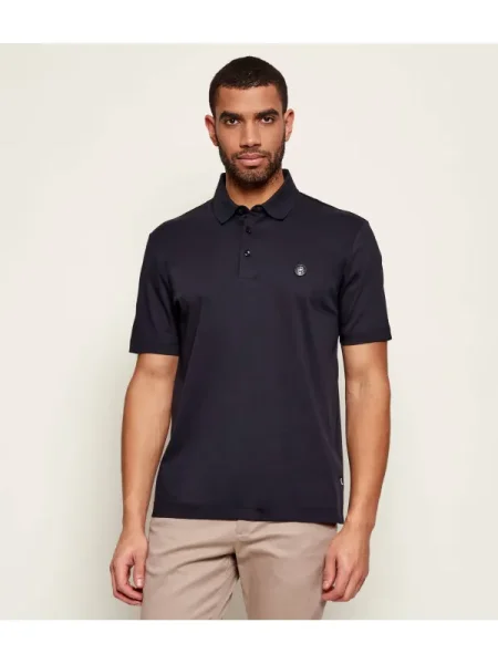 BOSS Tricou polo Parris 01 Bleumarin negru