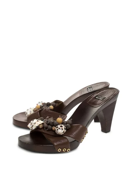 Gyöngyös szandál Stuart Weitzman barna