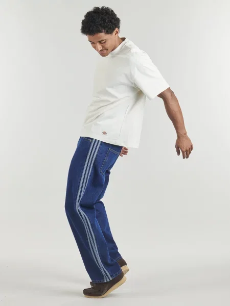Retro kalhoty Adidas Originals modré