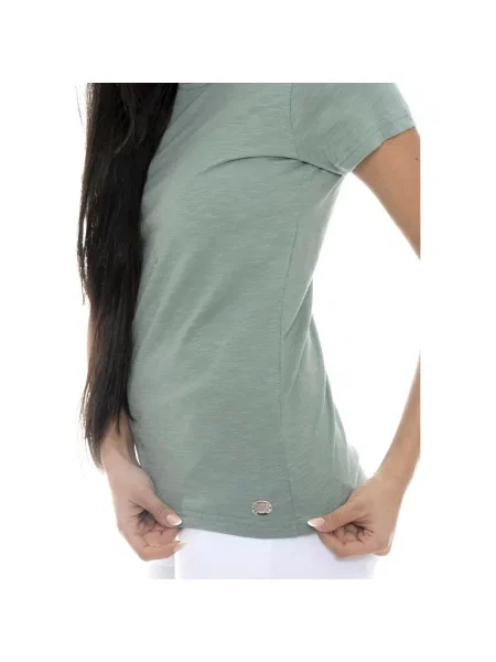 Scurt tricou Leone 1947 cu mâneci scurte verde