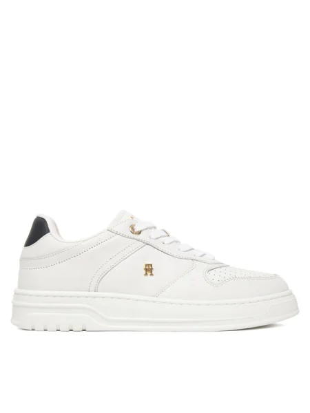 Sneakers Tommy Hilfiger Th Sporty Cupsole Corp alb
