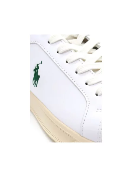 Sneakersy Ralph Lauren Court skórzane zielone