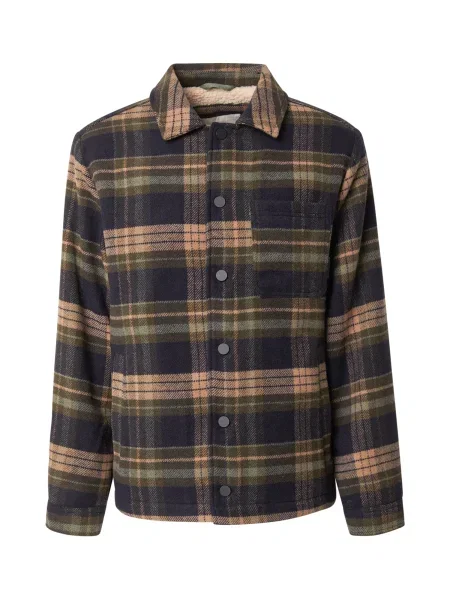 BLEND Prehodna jakna BHELROY / marine / zelena bež