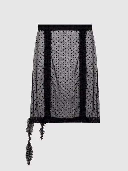 Спідниця в горох Rokh чорна