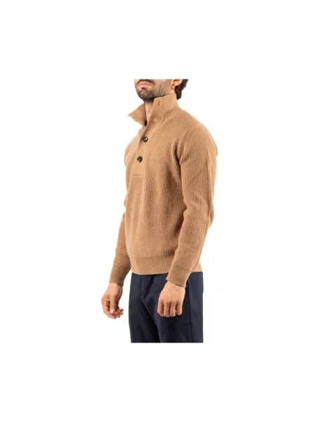 Sweter Filippo De Laurentiis brązowy