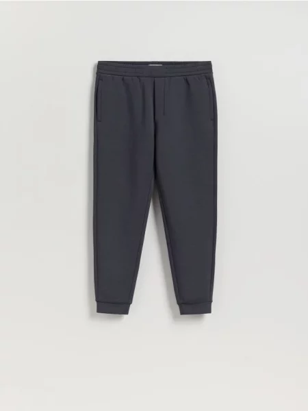 Reserved Pantaloni sport slim gri-închis gri