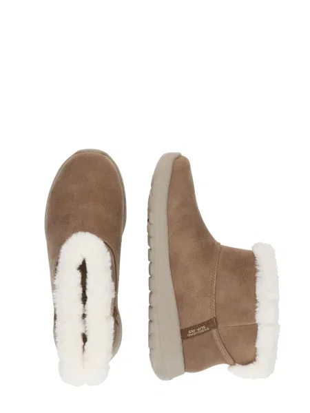 Botine Skechers maro