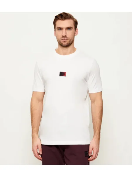 HUGO Tricou Danotie | alb