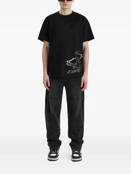 Tricou Only The Blind cu decolteu rotund negru