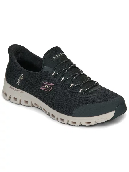 Hlačke slip Skechers črna