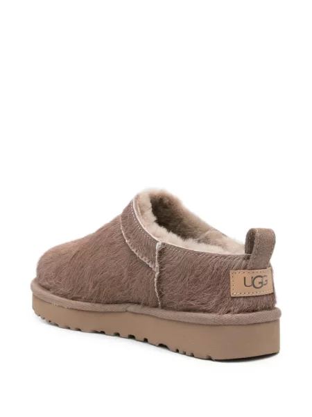 Cizme scurte Ugg cu autograf maro