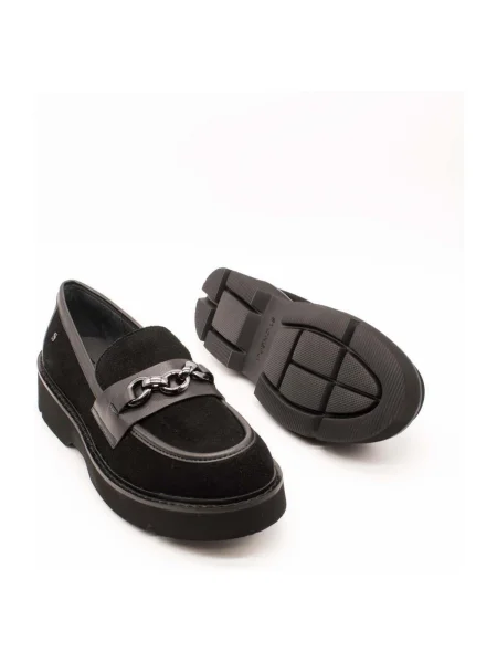 Pantofi Stonefly din velur negru