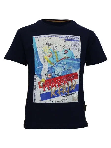 Tricou copii Harry Kayn albastru