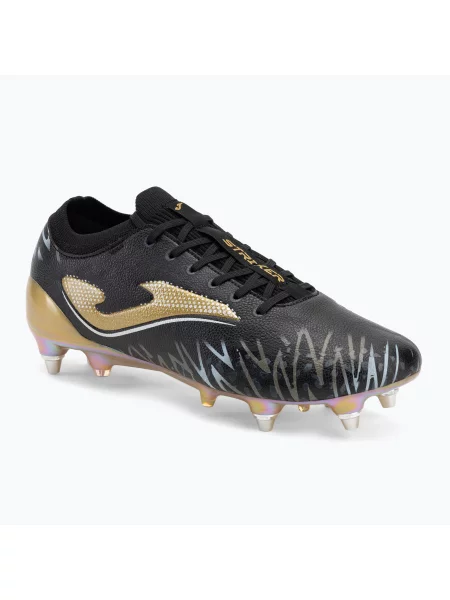 Încălțăminte de fotbal pentru bărbați Joma Striker SG black negru