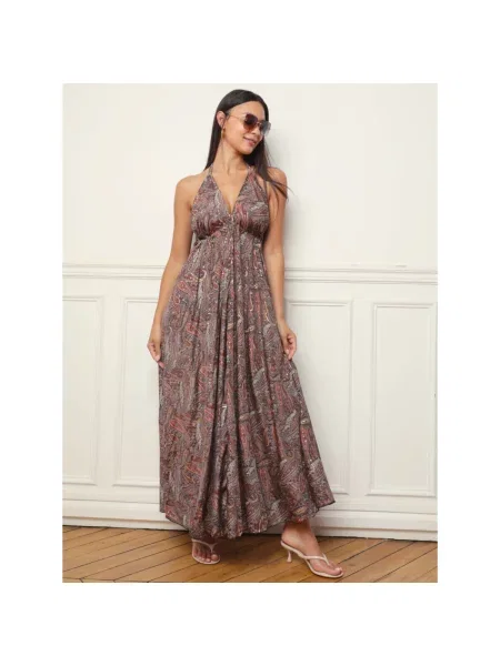 Haljina La Modeuse smeđa
