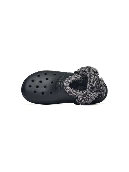 Fleecová klasická mikina Crocs čierna