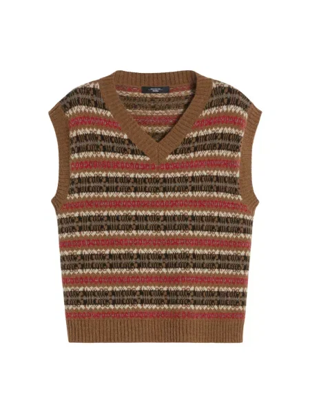 Sweter Weekend Max Mara z alpaki z nadrukiem