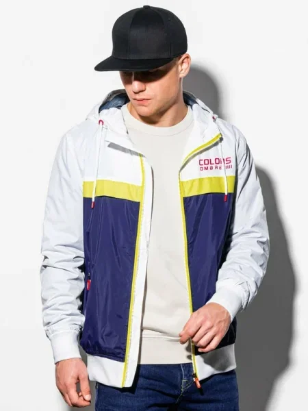 Яке Ombre Clothing бяло