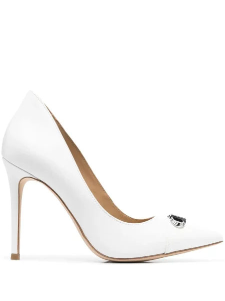 Pantofi cu toc Michael Michael Kors din piele alb