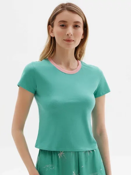 Футболка Roksana бірюзовий