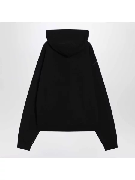 Lniana bluza Valentino Garavani czarna