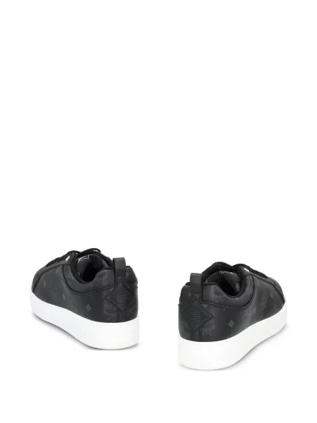 Sneakerși Mcm cu imagine negru