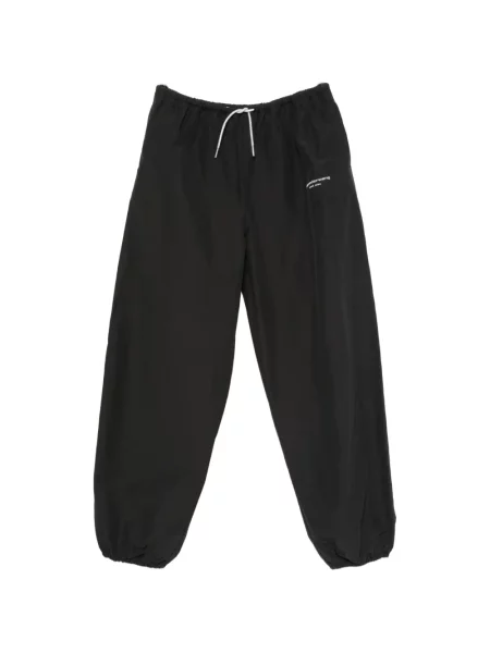 Pantaloni Alexander Wang cu imagine alergare negru