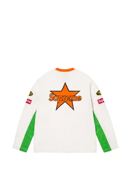 Lung tricou Supreme alb