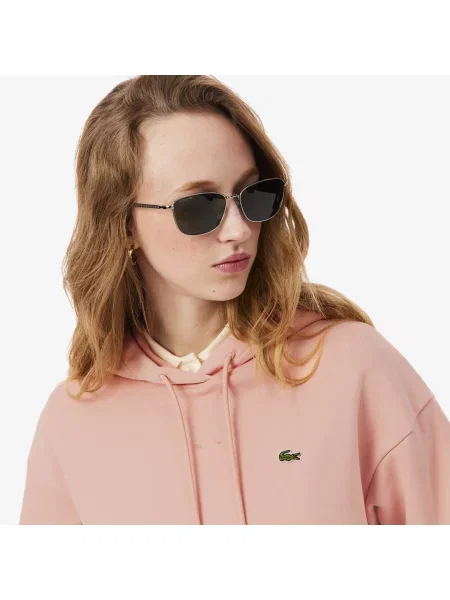 Lacoste Bluza Polarowa Oversize różowa