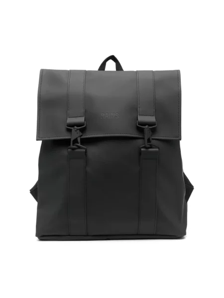 Rains MSN Bag Black Unisex Plecaki i torby Rains Size: One size czarny