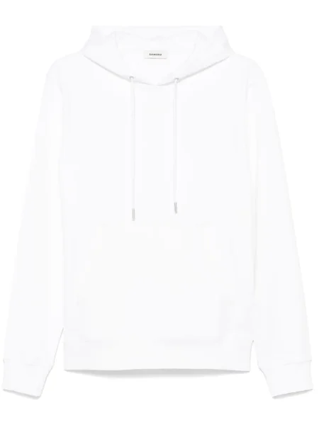 Hanorac cu glugă Sandro alb