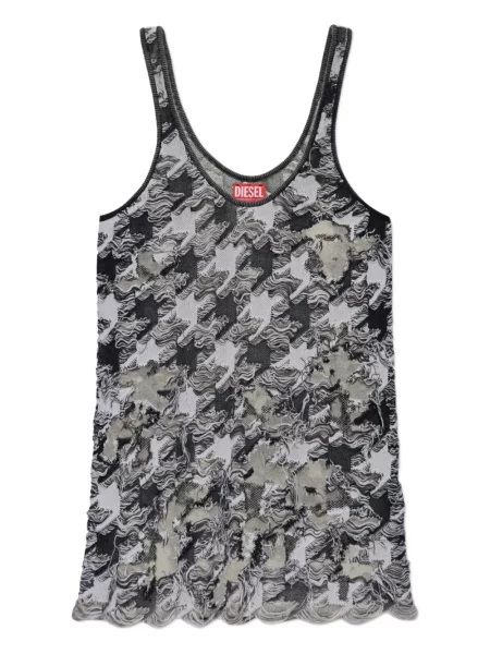 Top Diesel w pepitkę brązowy