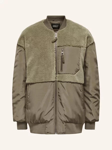 Kurtka bomber Only polarowy zielony
