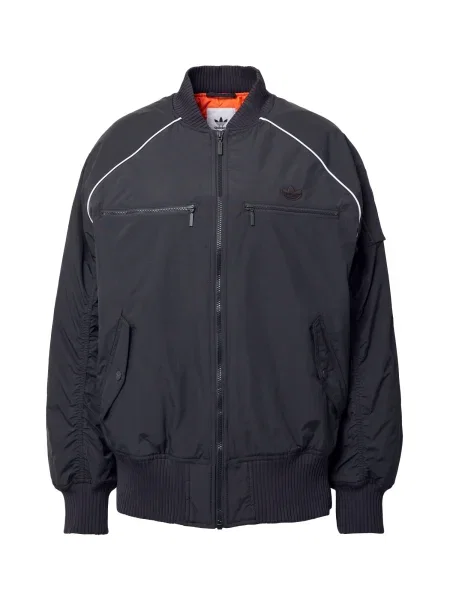 ADIDAS ORIGINALS Geacă de primăvară-toamnă BOMBER negru alb